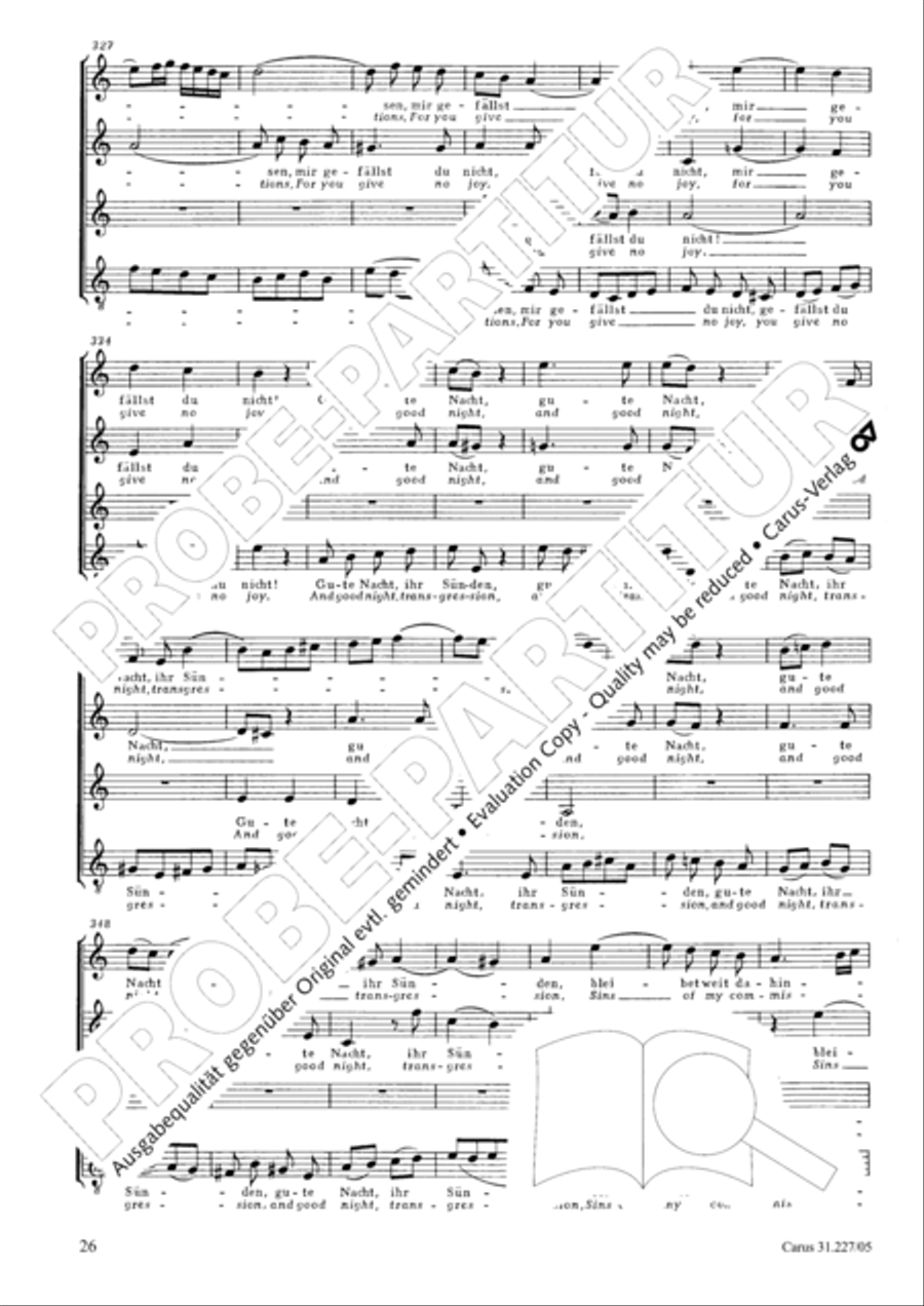 Jesu, my salvation (Jesu, thou my pleasure) SSATB scores gallery preview page 27