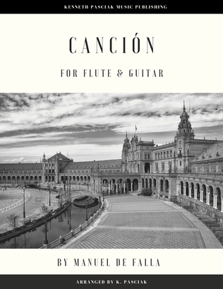 Book cover for Canción (for Flute and Guitar)