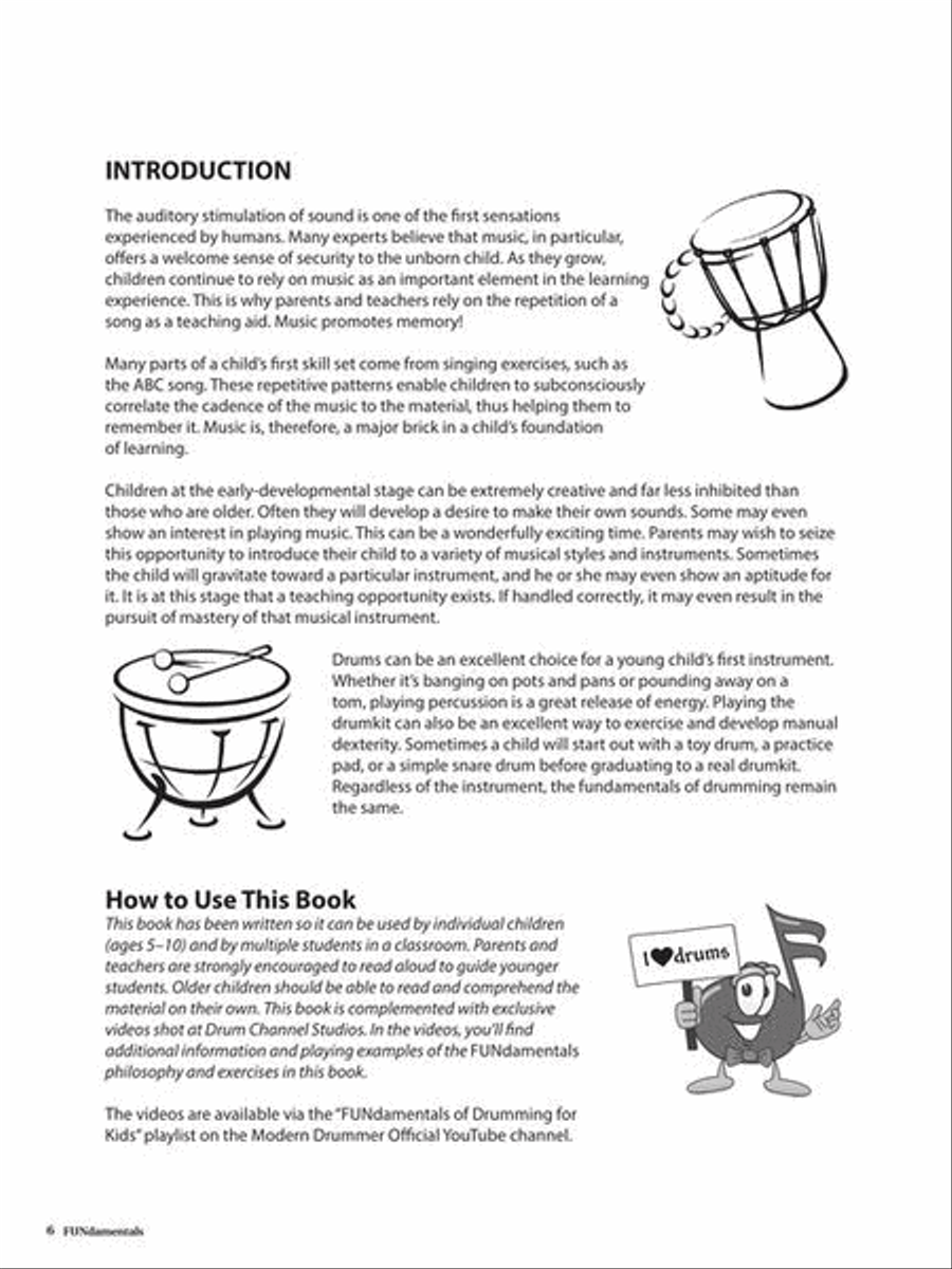 Modern Drummer Presents FUNdamentals™ of Drumming for Kids Drums scores gallery preview page 9