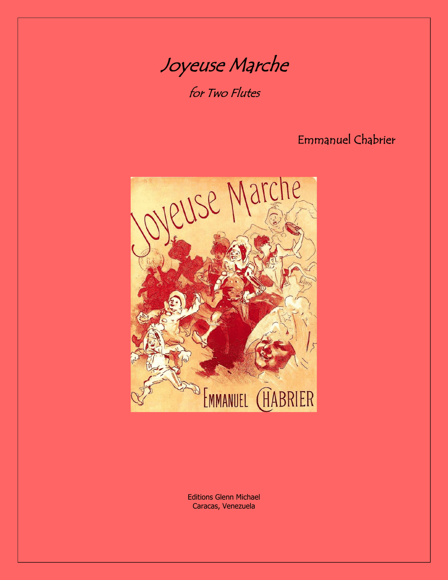 Joyeuse Marche for Two Flutes Flute Duet scores gallery preview page 1