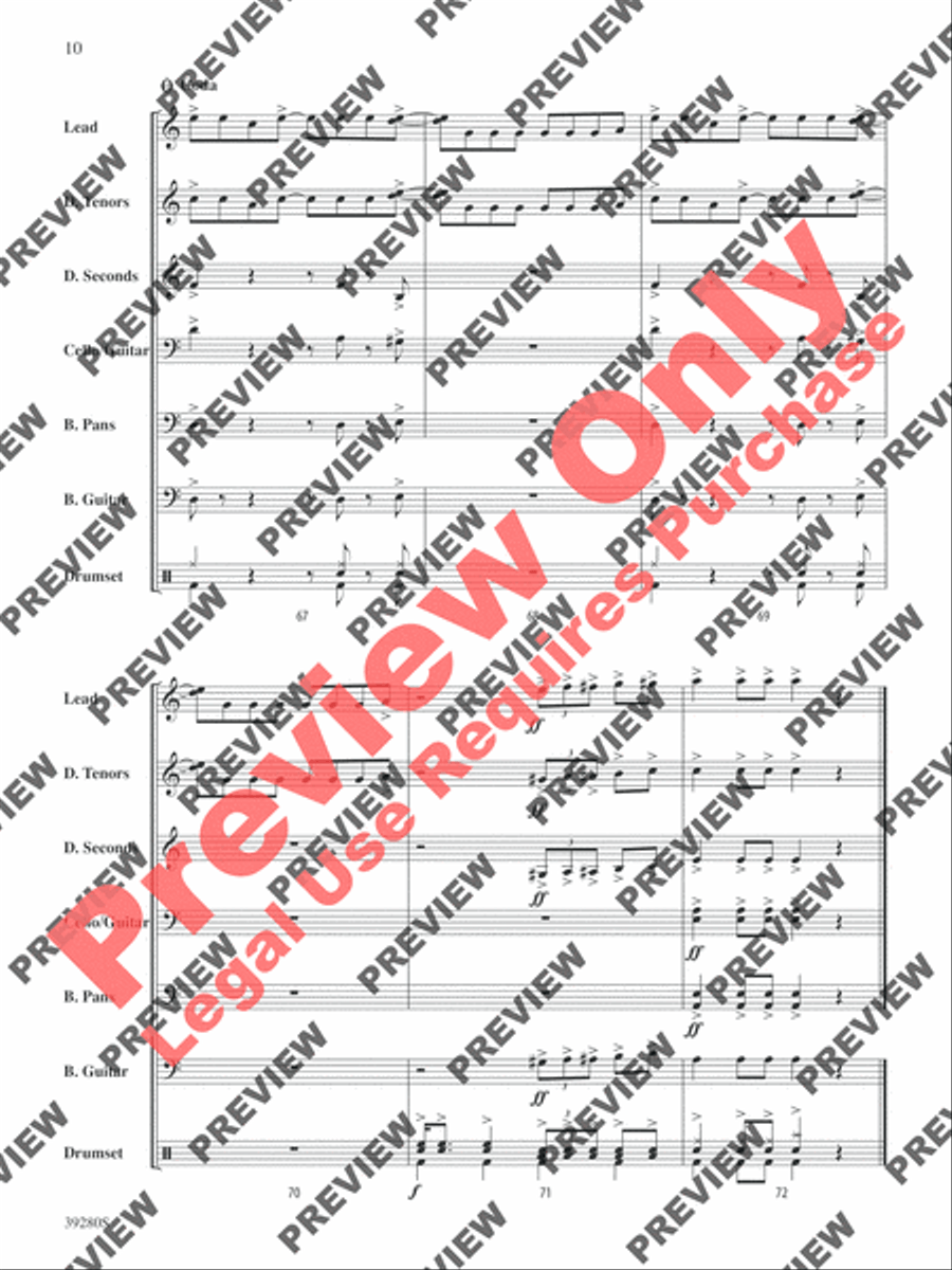 Smooth Smooth Steel Drum Band scores gallery preview page 11
