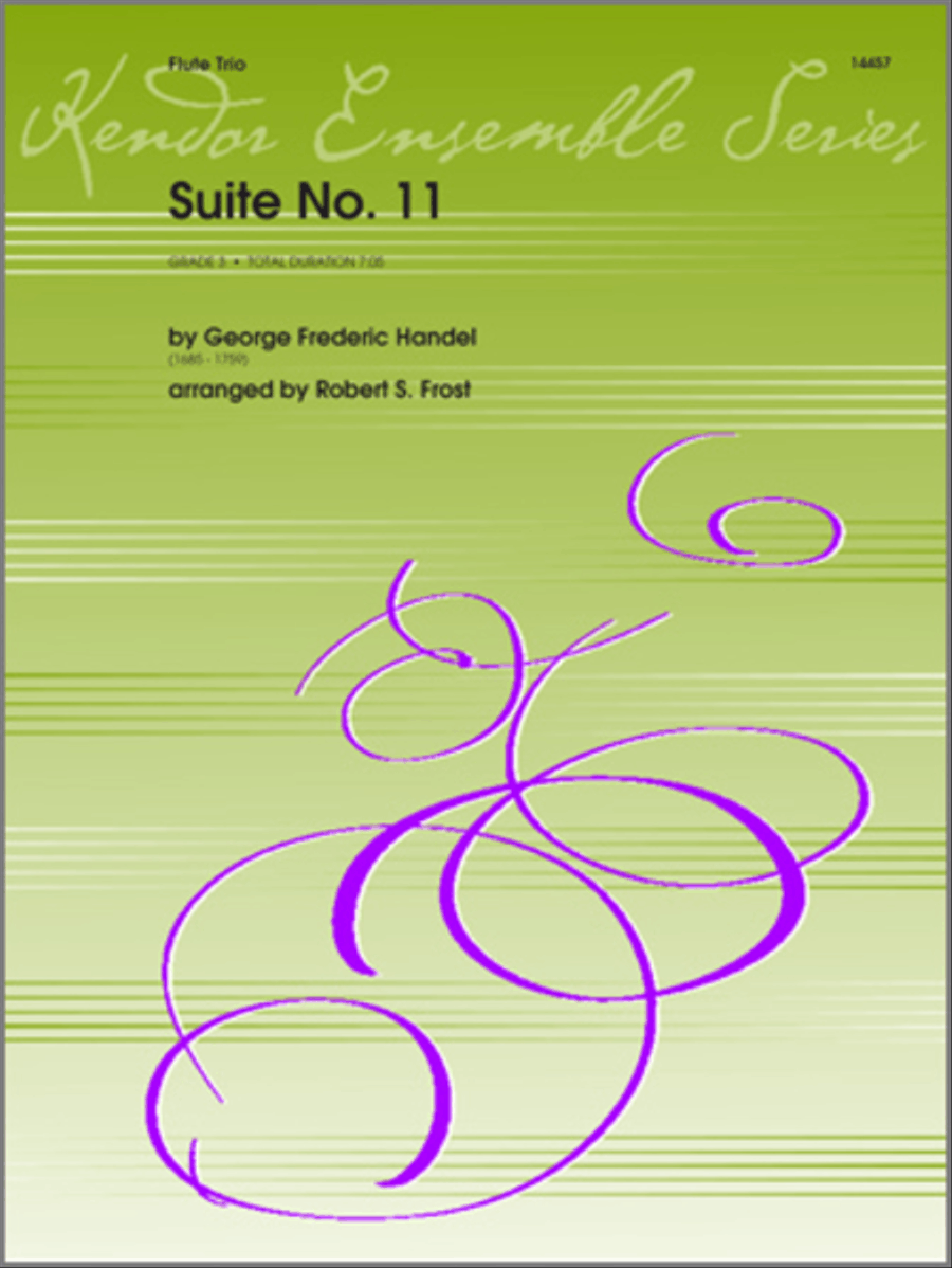 Suite No. 11 Flute Trio scores gallery preview page 1