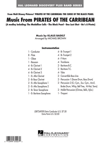 Music from Pirates of the Caribbean image number null