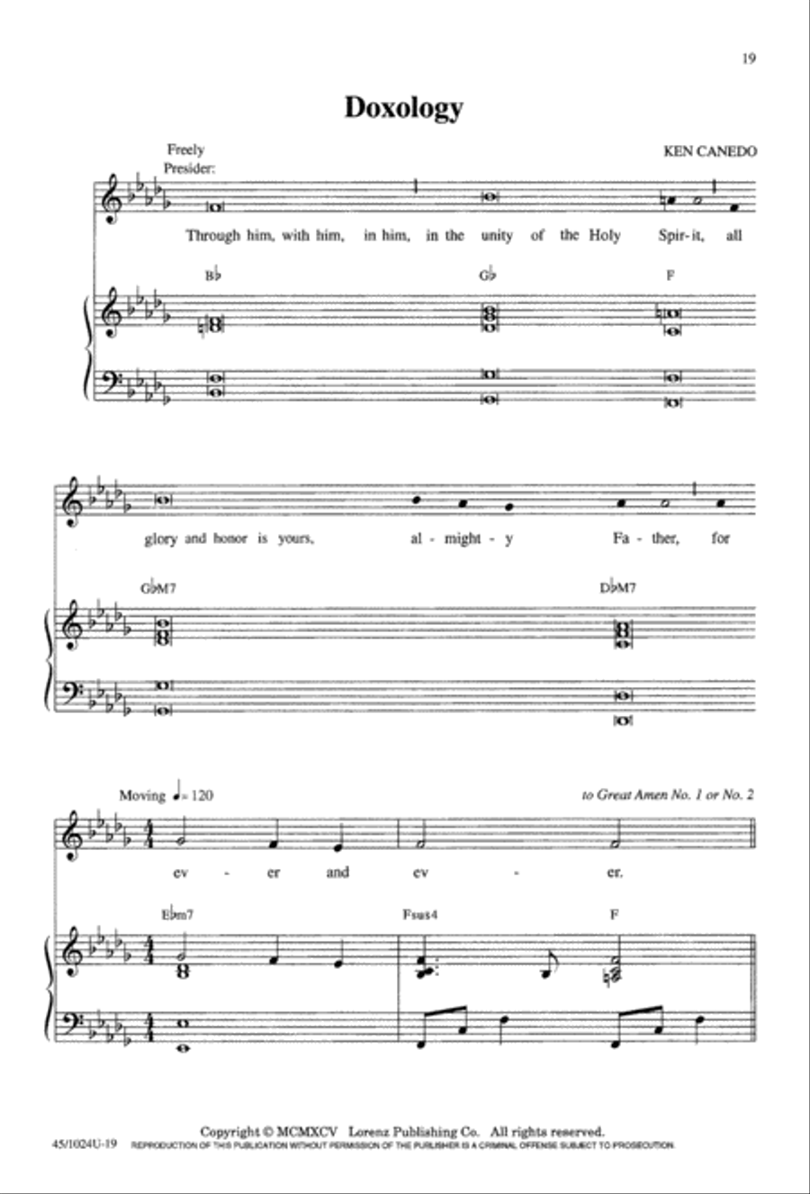 Mass of Compassion Mass of Compassion 4-Part scores gallery preview page 19