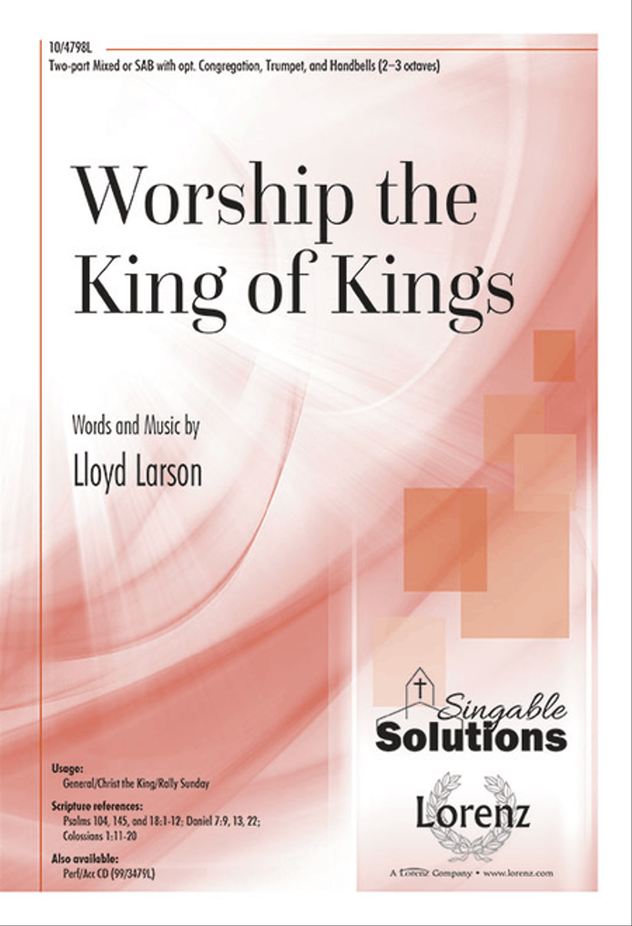 Worship the King of Kings 2-Part scores gallery preview page 1