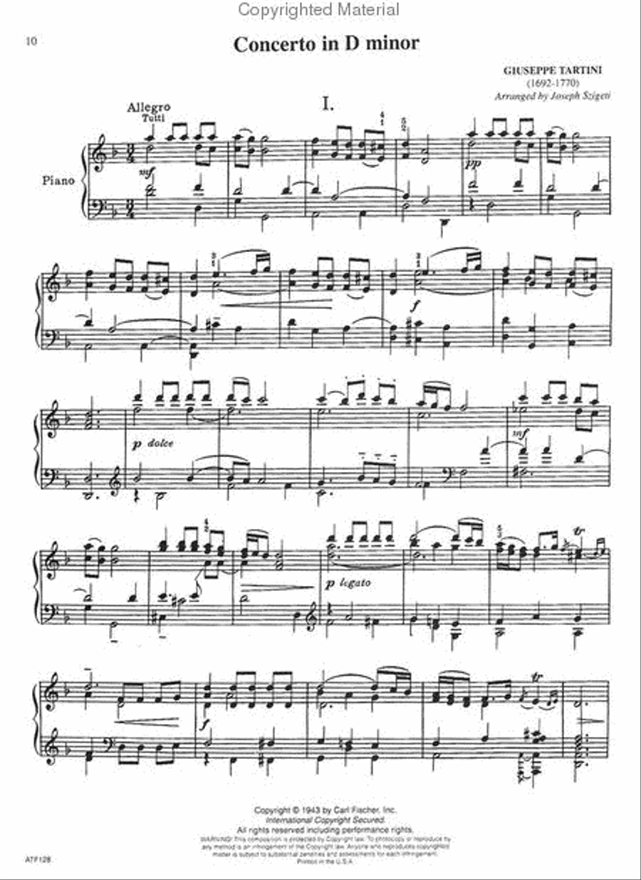 The Joseph Szigeti Collection Violin Solo scores gallery preview page 2