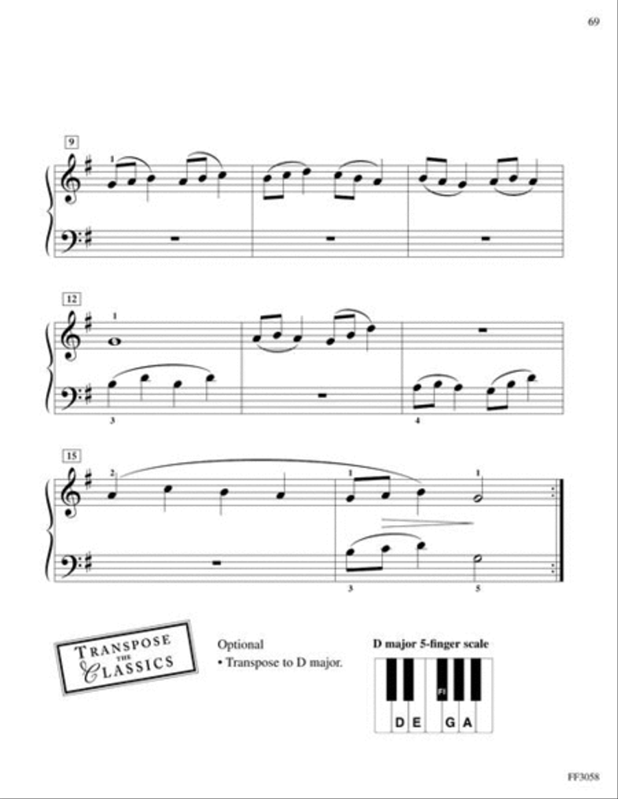 Preparatory Piano Sightreading Piano Method scores gallery preview page 8