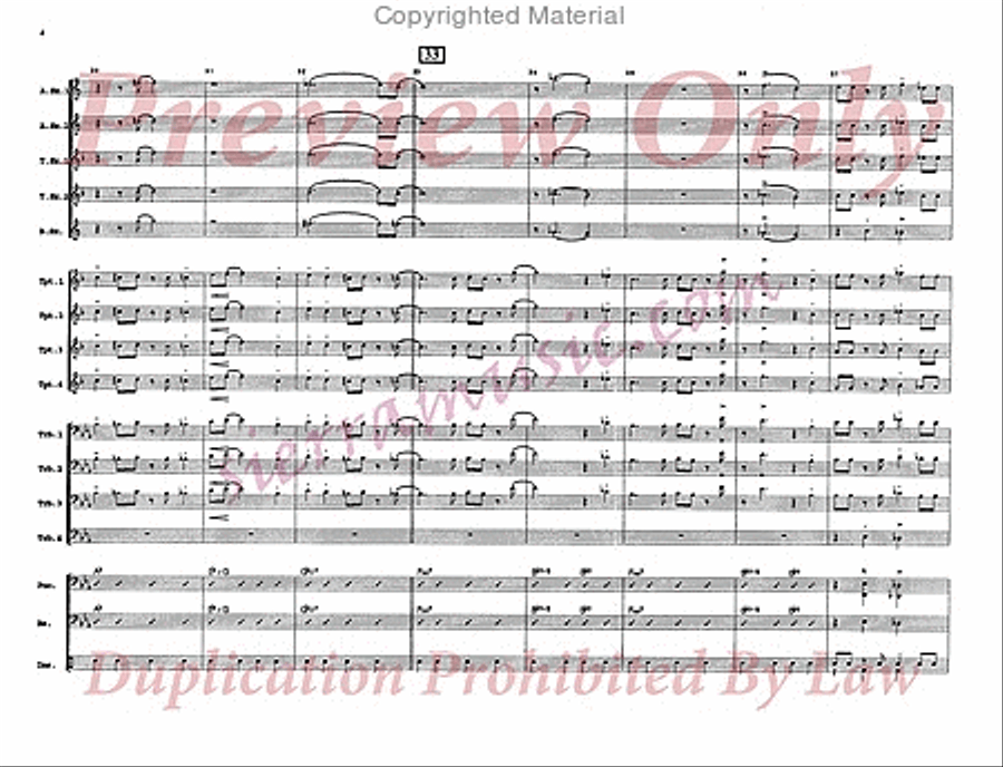 Ol' Man River Big Band scores gallery preview page 5