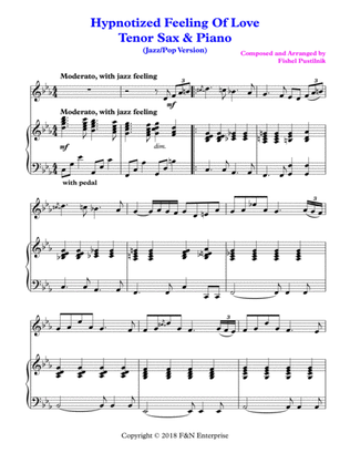 "Hypnotized Feeling Of Love"-Piano Background For Tenor Sax and Piano