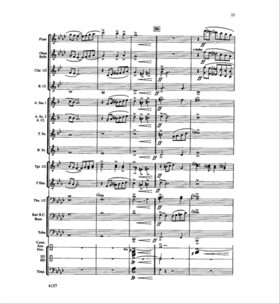 Mt. Hood Portrait Concert Band scores gallery preview page 11
