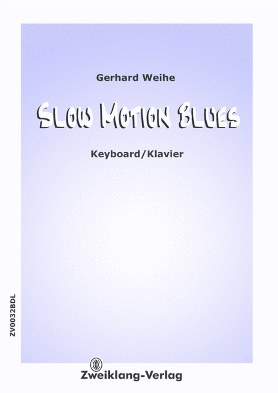 Slow Motion Blues Piano Solo scores gallery preview page 1