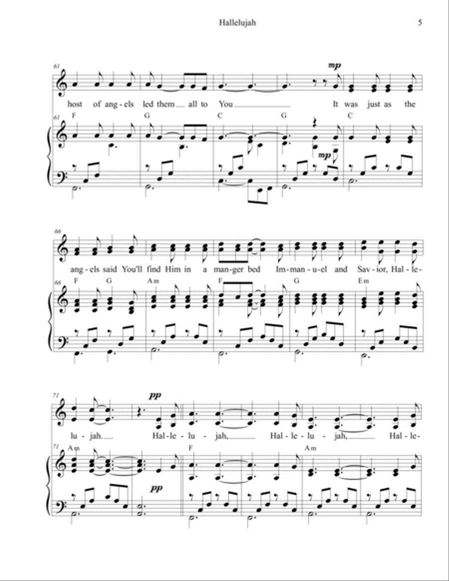 Hallelujah SA scores gallery preview page 5