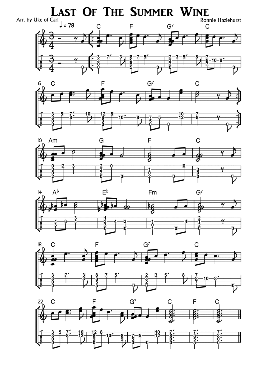 Last Of The Summer Wine Theme