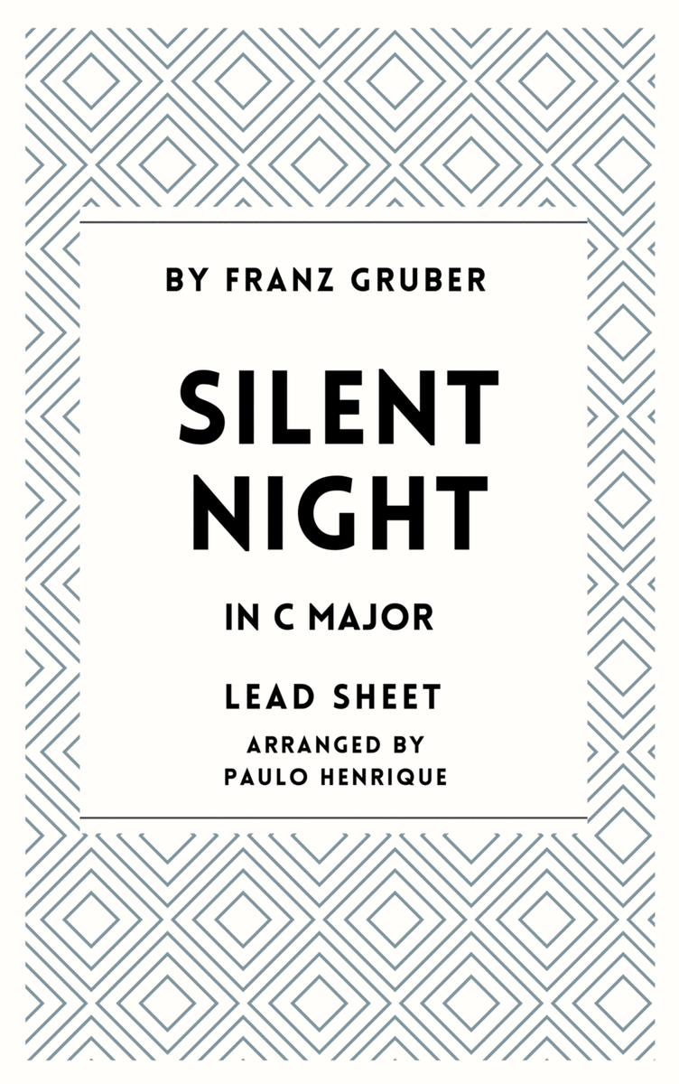 Silent Night - Lead Sheet - C Major image number null