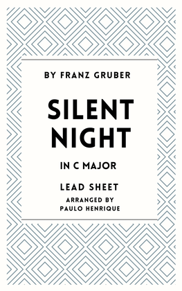 Book cover for Silent Night - Lead Sheet - C Major