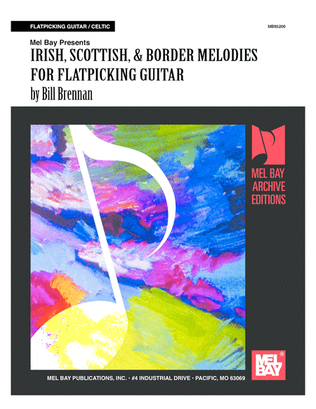 Book cover for Irish, Scottish & Border Melodies for Flatpicking Guitar