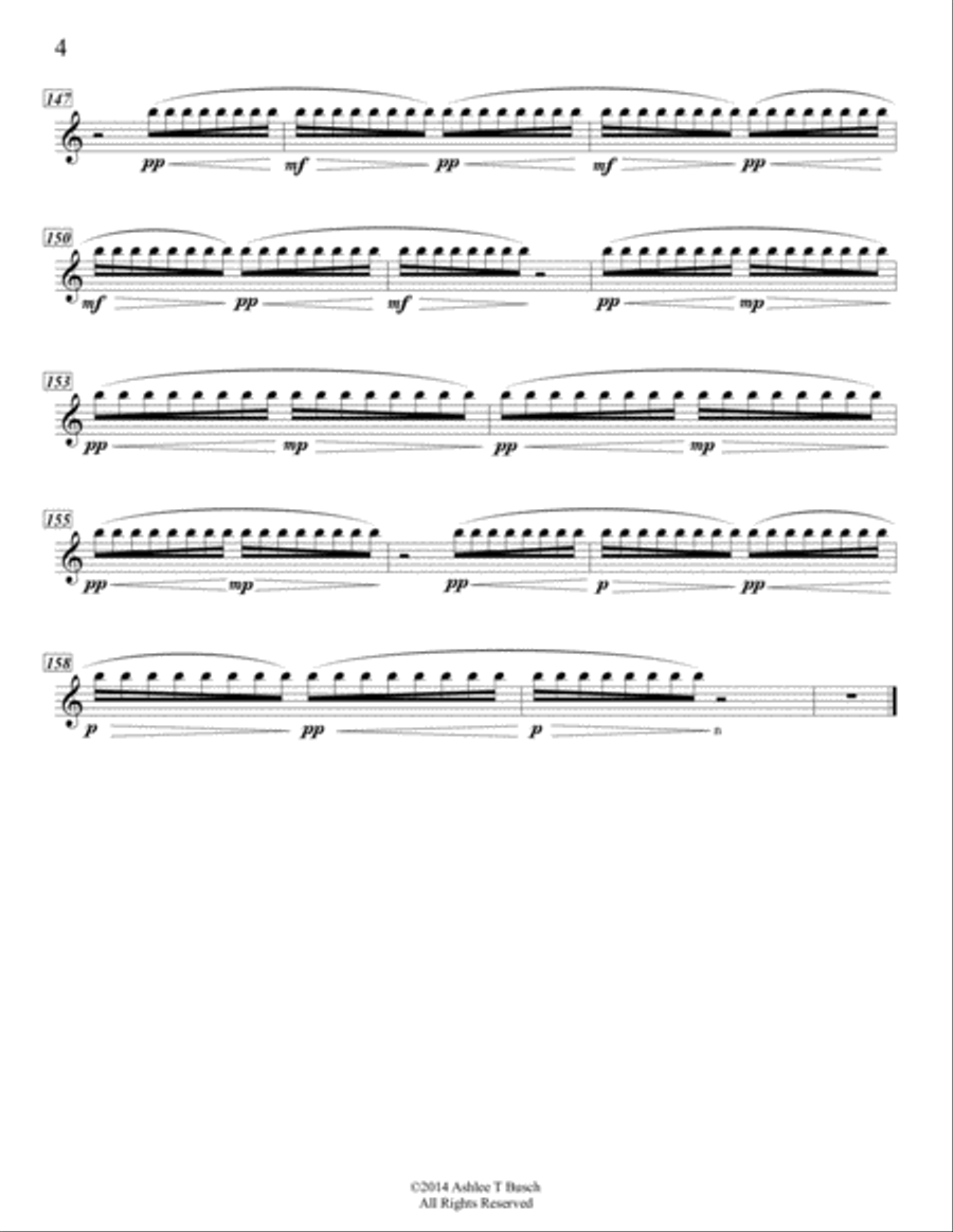 Morning B-FLAT PARTS Small Ensemble scores gallery preview page 4