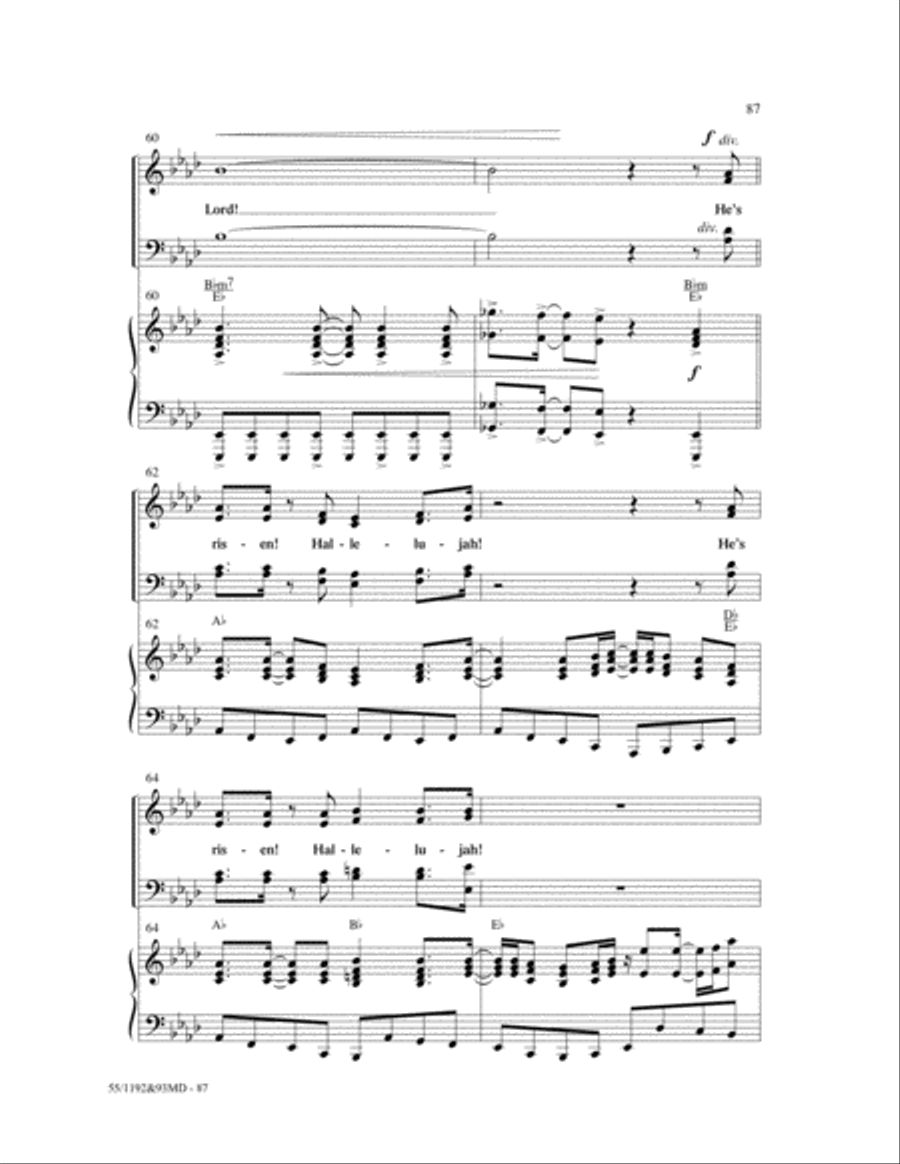 The Lamb 4-Part scores gallery preview page 58