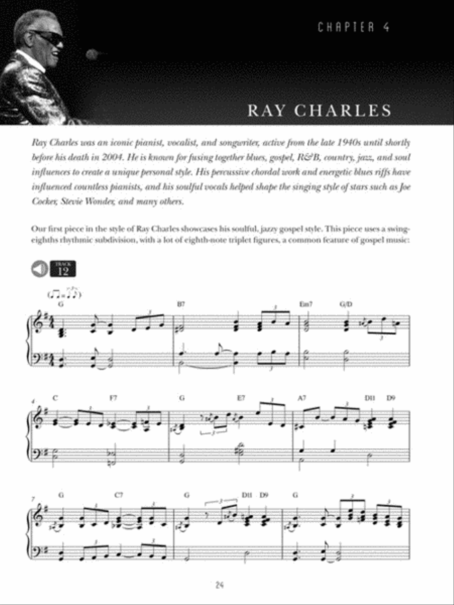 Piano Styles of 23 Pop Masters Piano Method scores gallery preview page 5