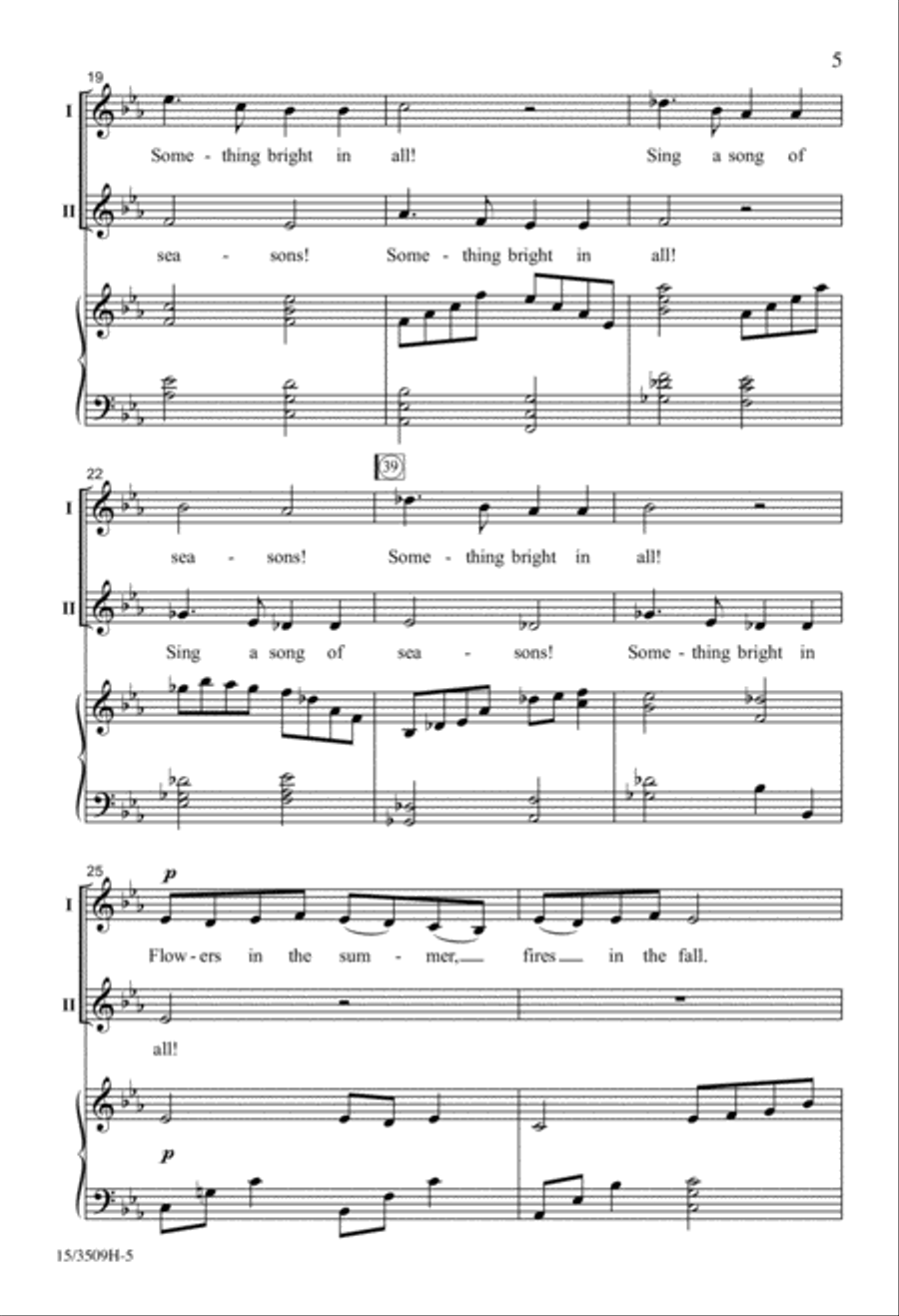 Sing a Song of Seasons! SA scores gallery preview page 4