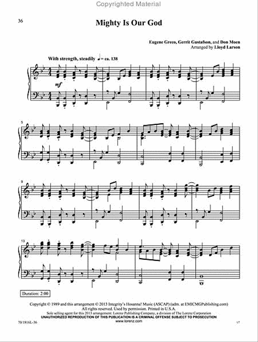 His Name Is Higher Piano Solo scores gallery preview page 6
