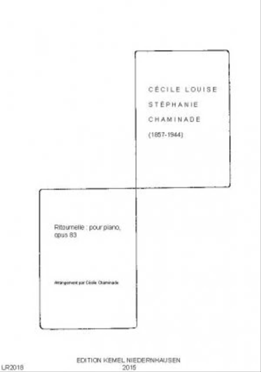 Ritournelle Ritournelle Piano Solo scores gallery preview page 1