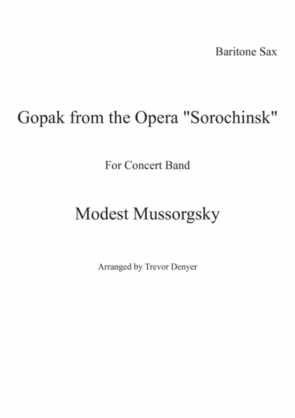 Gopak from the opera "Sorochinsk" image number null