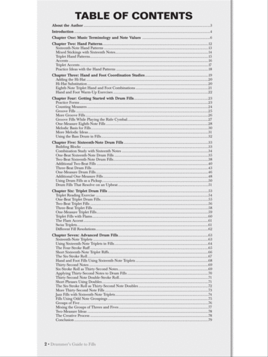 Drummer's Guide to Fills Drum Set scores gallery preview page 2