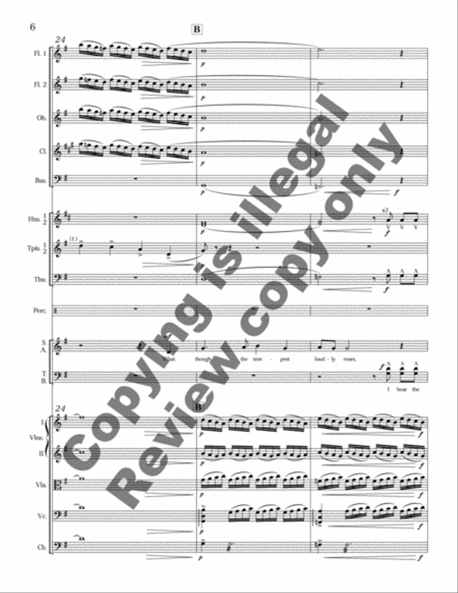 How Can I Keep From Singing? Choir scores gallery preview page 14