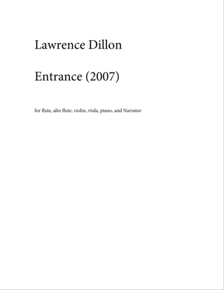 [Dillon] Entrance Small Ensemble scores gallery preview page 3