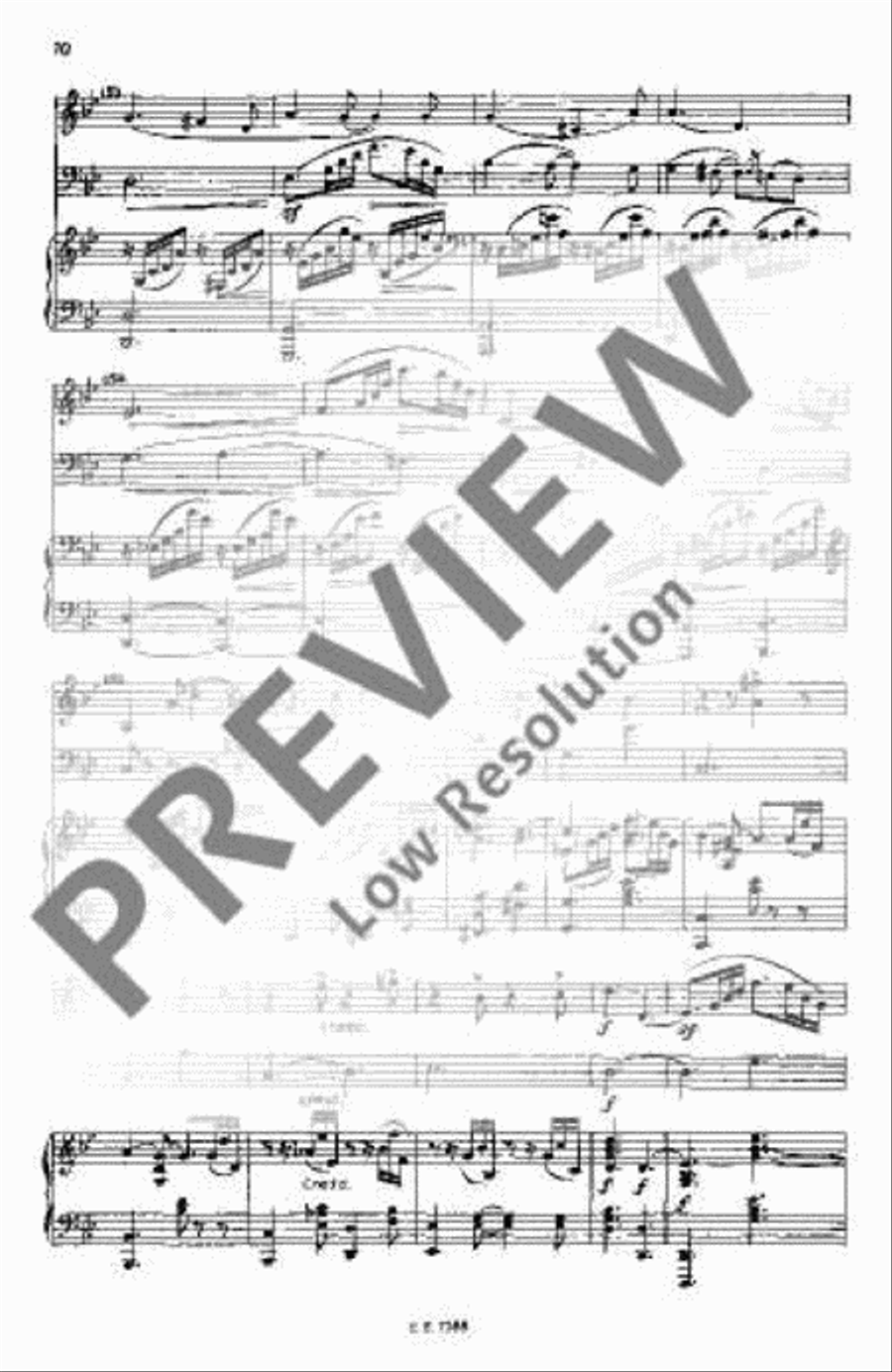 Piano Trio G minor Piano Trio scores gallery preview page 13