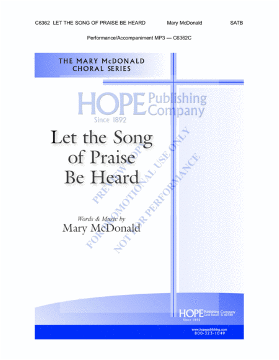 Let the Song of Praise Be Heard Choir scores gallery preview page 2