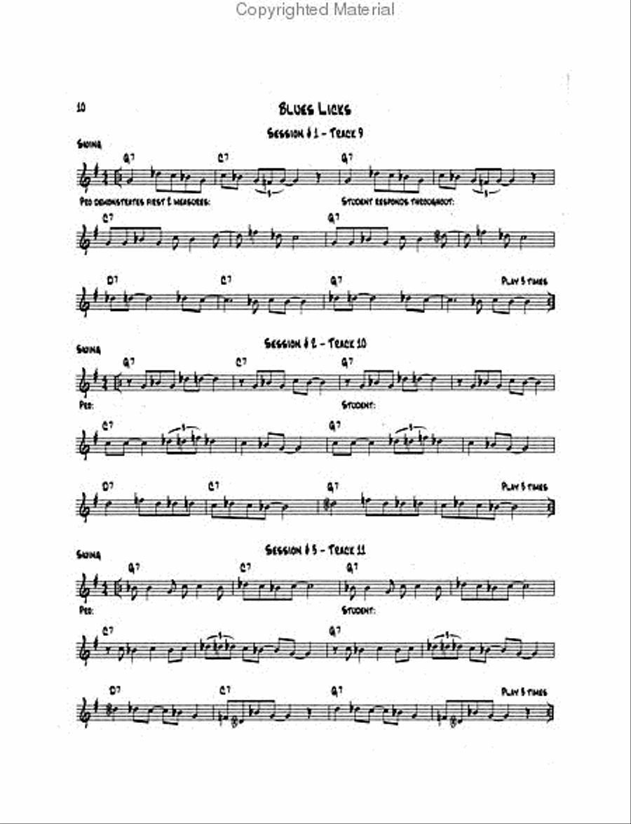 Know Before You Blow - Blues for Trumpet with 2 CDs Trumpet scores gallery preview page 3