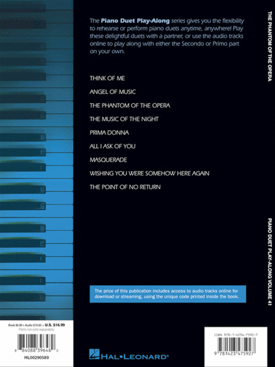The Phantom of the Opera The Phantom of the Opera 1 Piano, 4-Hands scores gallery preview page 9
