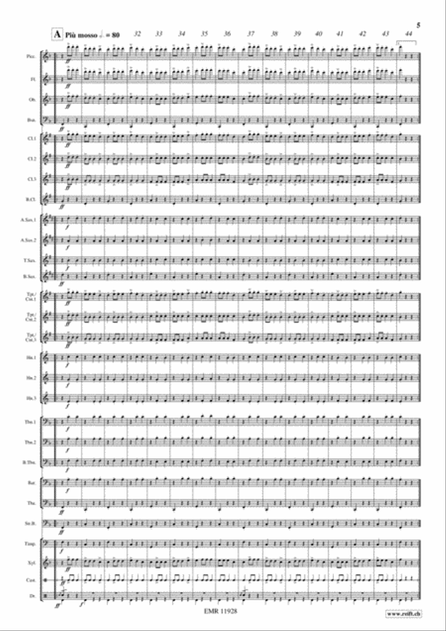 Espana Concert Band scores gallery preview page 6