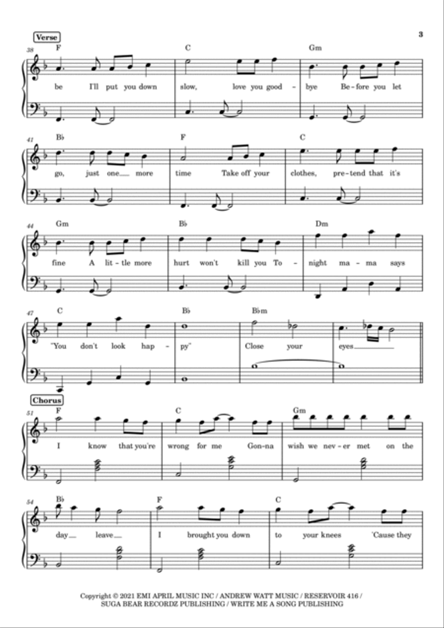 Angels Like You Voice scores gallery preview page 3
