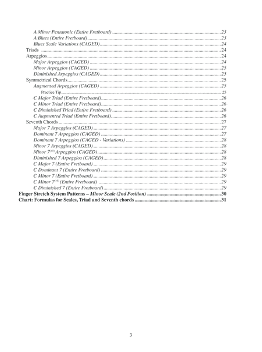 Fingerboard Mastery, Book One (USC) Guitar scores gallery preview page 4