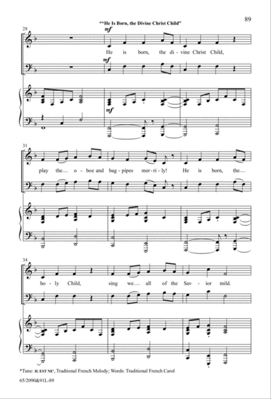 The Glory of Christmas - SATB with Performance CD 4-Part scores gallery preview page 44