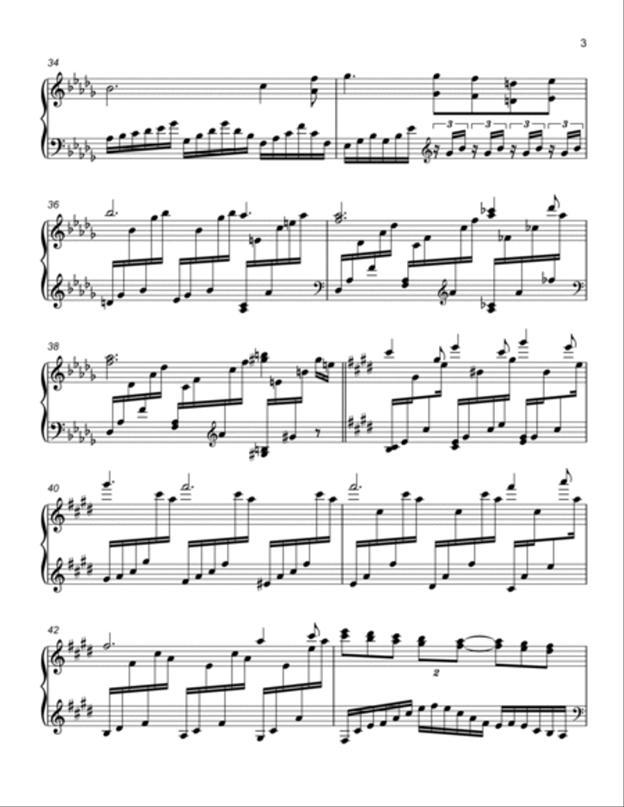 Clair de lune Clair de lune Marimba scores gallery preview page 3