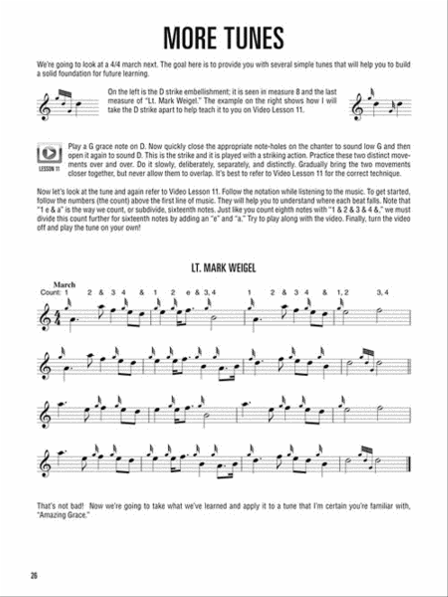 Hal Leonard Bagpipe Method Bagpipe scores gallery preview page 7