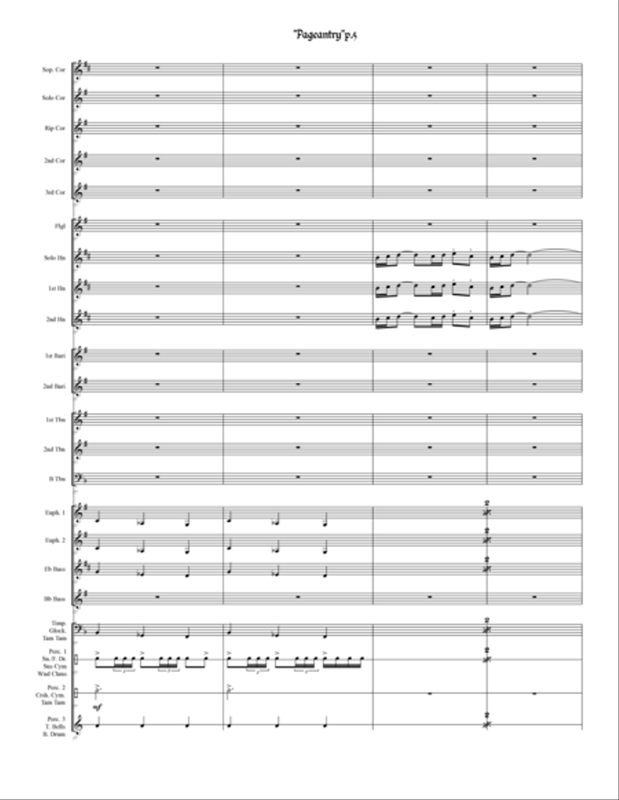 Pageantry Brass Ensemble scores gallery preview page 5