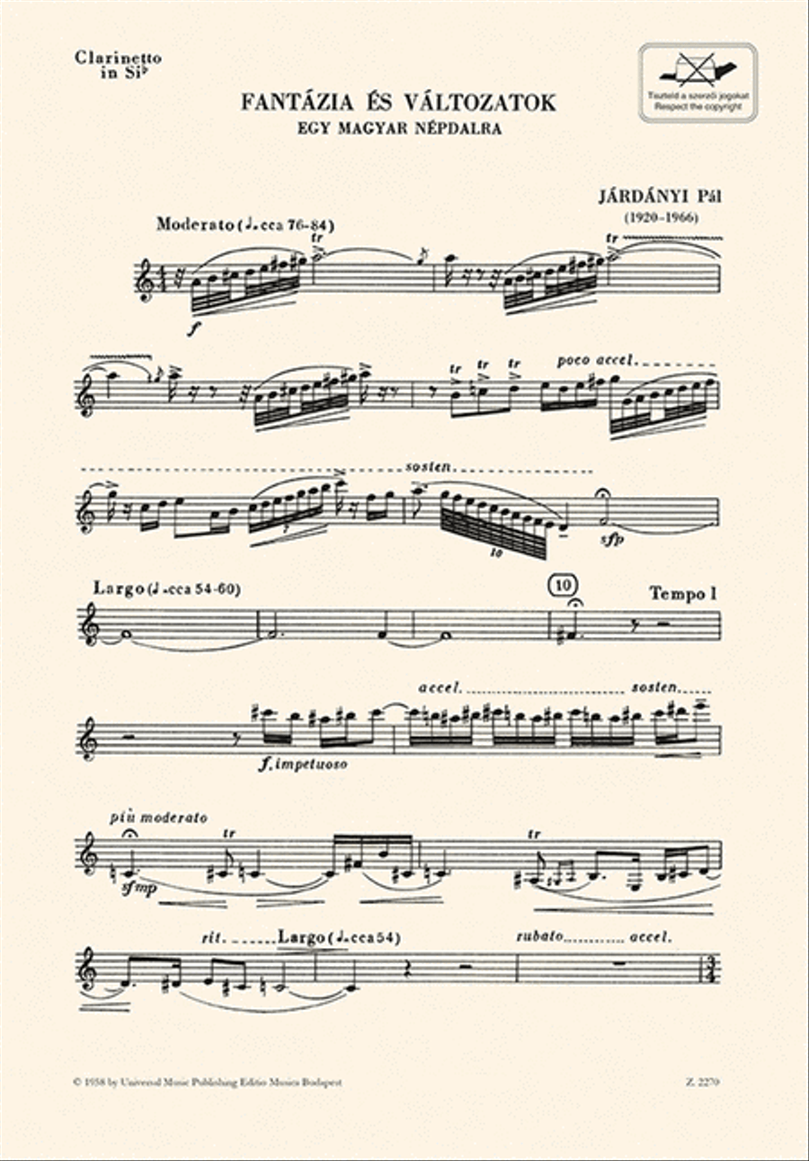 Fantasie Und Variationen Über Ein Ungarisches Volk Woodwind Quintet scores gallery preview page 2