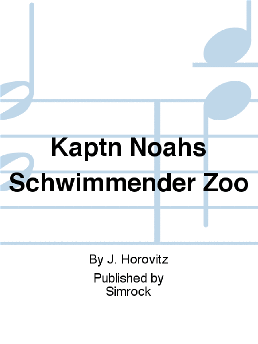 Käptn Noahs Schwimmender Zoo Mixed Choir scores gallery preview page 1