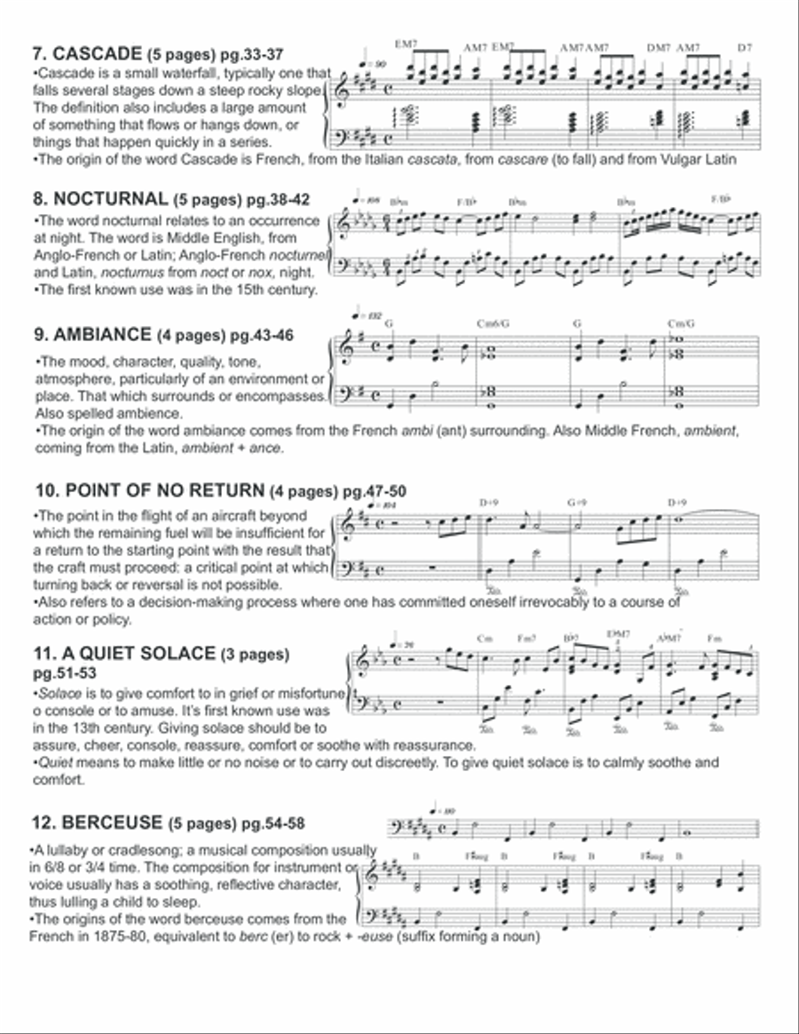 Wayfarers Journey Piano Book Guitar scores gallery preview page 3