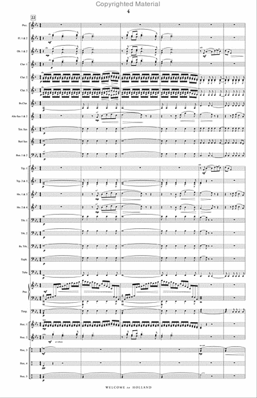 Welcome to Holland Concert Band scores gallery preview page 5