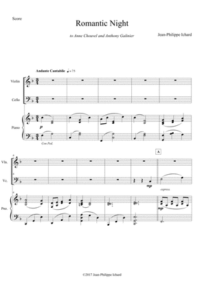 Romantic Night (Violin, Cello, Piano)