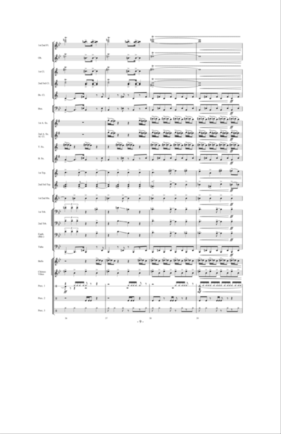 Force Majeure Concert Band scores gallery preview page 8
