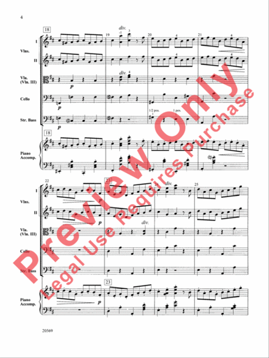 Pizzicato Polka Pizzicato Polka String Orchestra scores gallery preview page 5