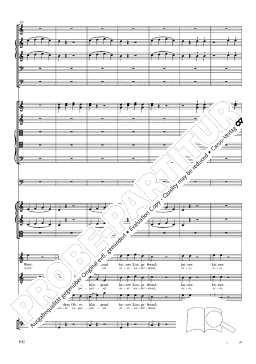 The Creation (Die Schopfung) 4-Part scores gallery preview page 122