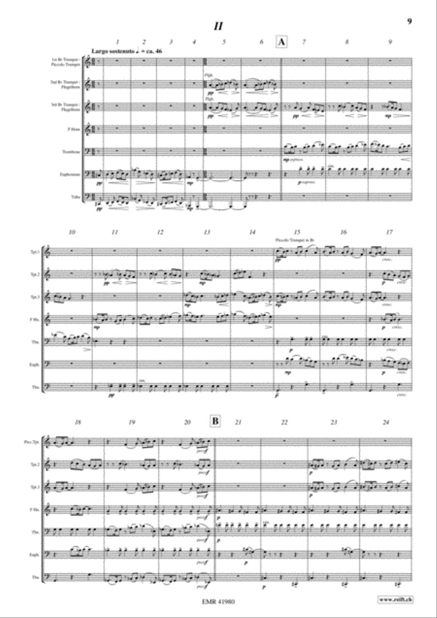 Brass Septet Euphonium scores gallery preview page 6